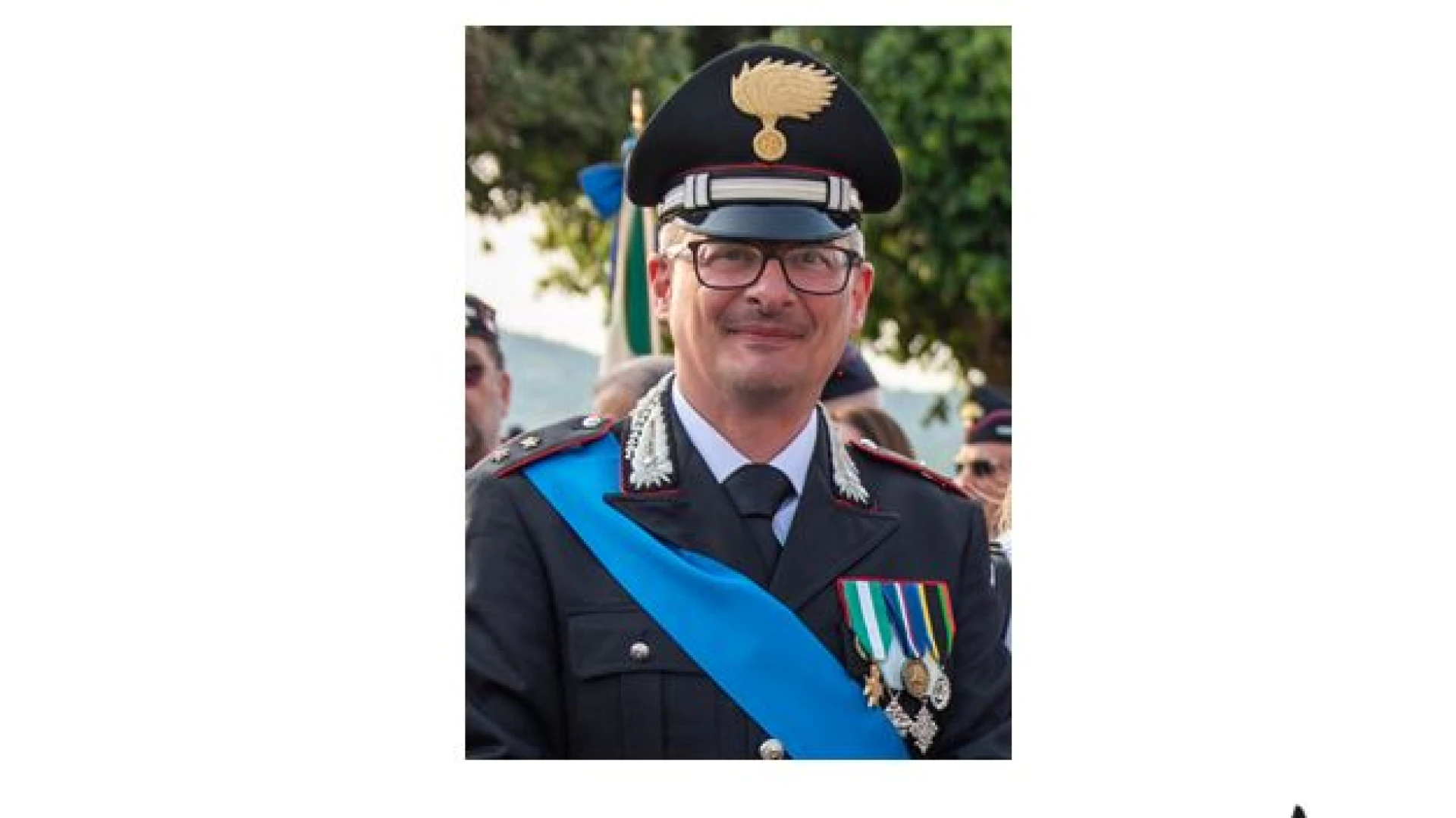 Isernia: il tenente Luigi Benvenuti lascia il Comando Compagnia Carabinieri.